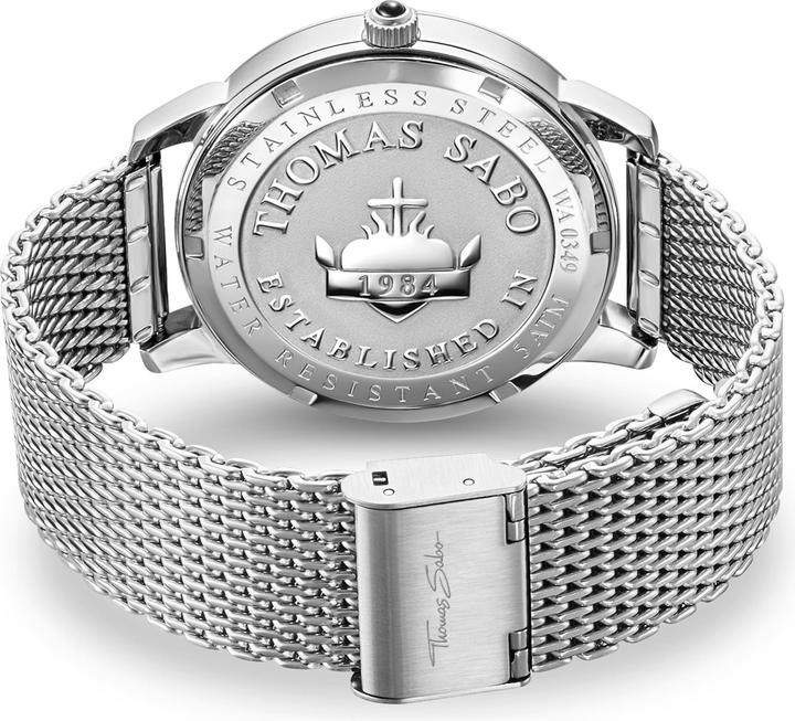 Produktbild Thomas Sabo Herrenuhr Rebel Spirit Kompass bicolor (Analoguhr, 42 mm)