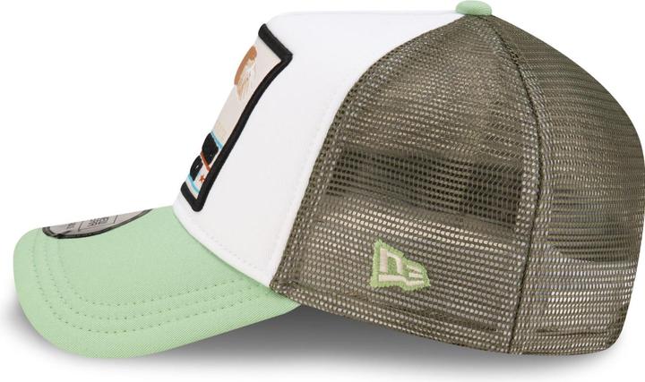 Actual product image New Era Adjustable A-Frame Trucker Cap - USA EAGLE