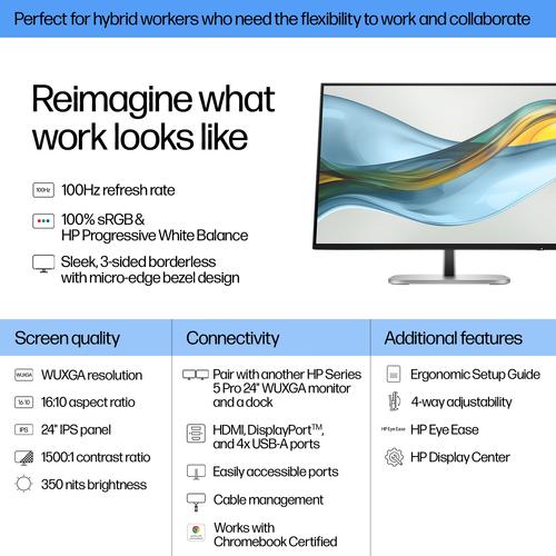 Actual product image HP 524pn (1920 x 1200 pixels, 24")
