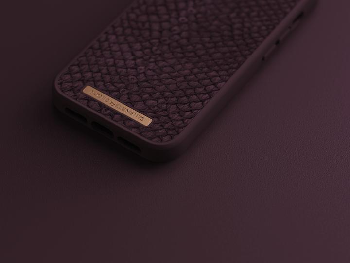 Image du produit Njord Étui rigide Salm.Leather Magsafe orange (Apple iPhone 14)