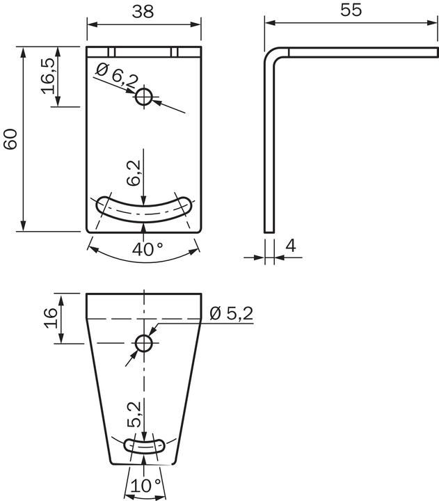 Actual product image Sick Mounting bracket