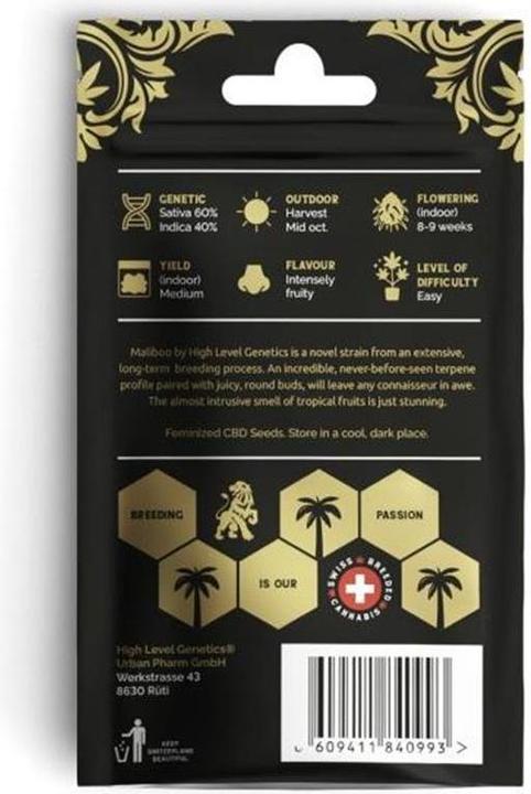 Immagine prodotto High Level Genetics Semi Mailboo 3 pezzi (Semi di erbe)