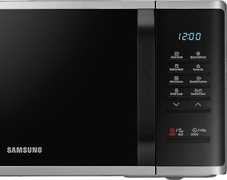 Produktbild Samsung MS23K3513AS Arbeitsplatte Solo-Mikrowelle (23 l)