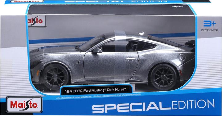 Produktbild Maisto Ford Mustang Darkhorse 2024 1/24 grau
