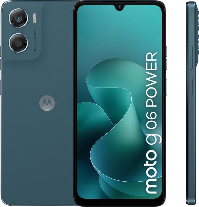 Image du produit Motorola Moto G06 Power 4GB/256GB Blau (256 Go, Bleu, tapisserie, 6.88", Double SIM, 4G)