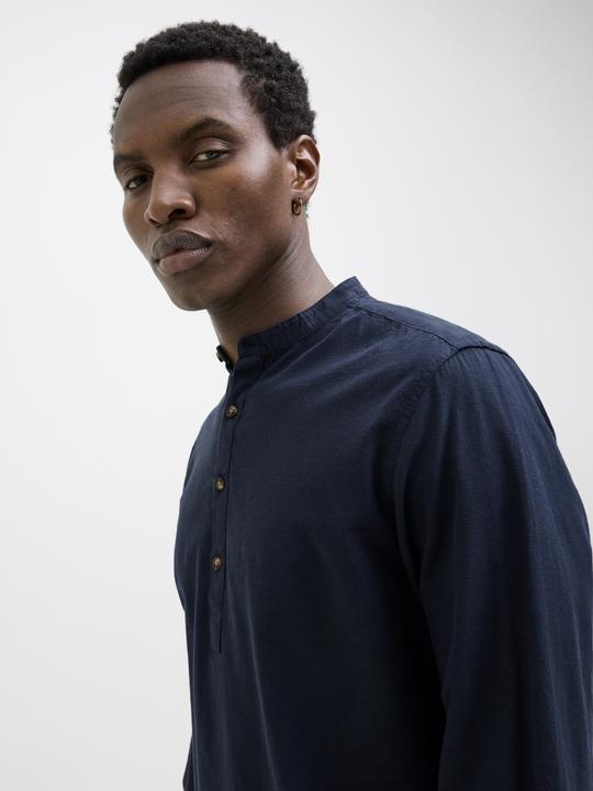 Actual product image Jack & Jones Jjesummer Half Placket Shirt Ls Sn (S)
