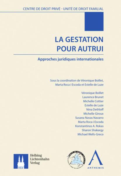 Image du produit La gestation pour autrui (Anglais, Français, Estelle de Luze, Marta Roca i Escoda, Véronique Boillet, 2018)