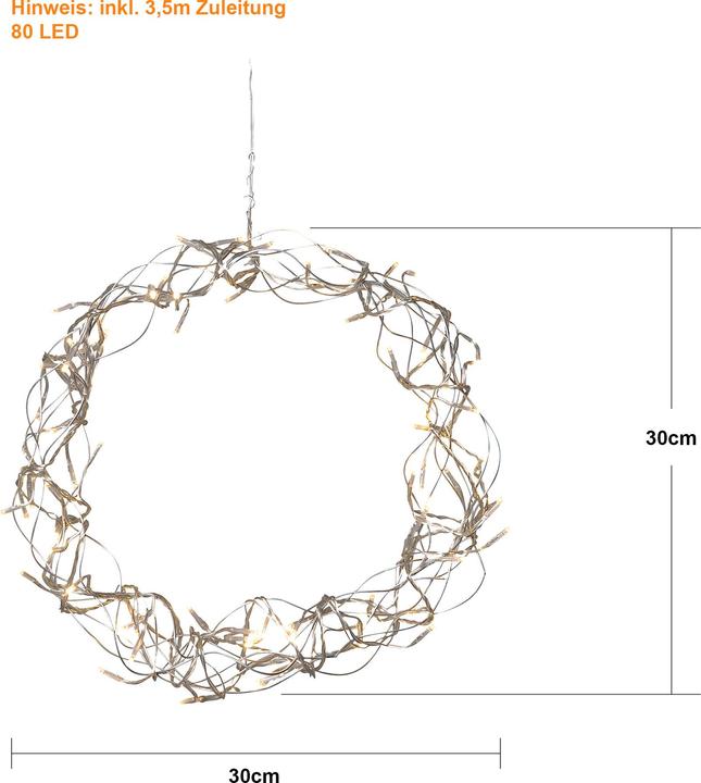 Produktbild Star Trading Kranz Curly