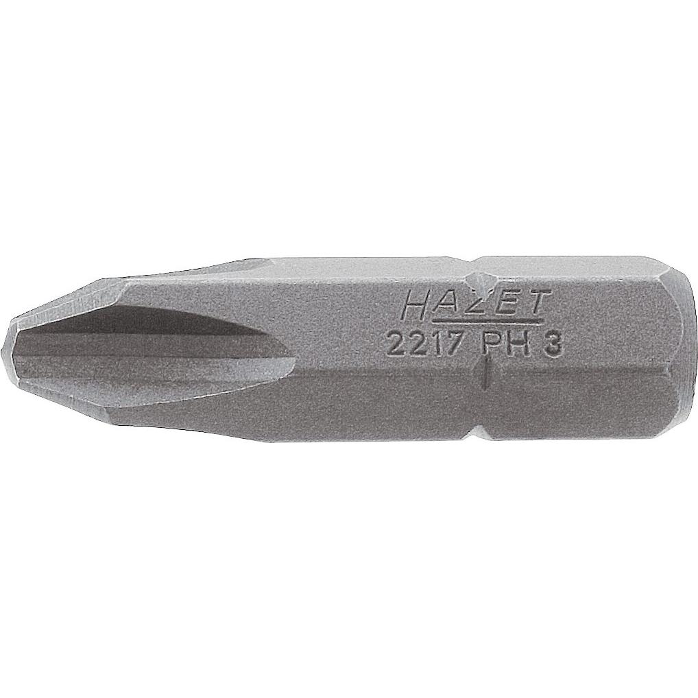 Thumbnail - HAZET, Bits, Bit 2217-PH1 ∙ Sechskant8 (5/16 Zoll) ∙ Kreuzschlitz Profil PH ∙ PH1 (Kreuz Phillips PH M1)