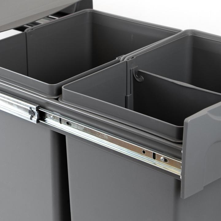 Actual product image Emuca Kitchen waste bin, 2 x 20L (40 l)