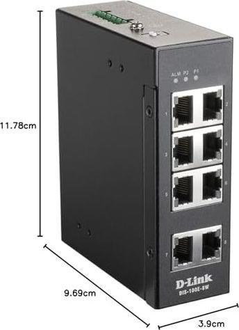 Produktbild D-Link DIS-100E-8W 8-Port Unmanaged Layer2 (8 Ports)