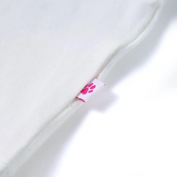 Immagine prodotto vidaXL Maglietta da bambino con maniche a balze Ecru 92,Materiale: 95 (92)