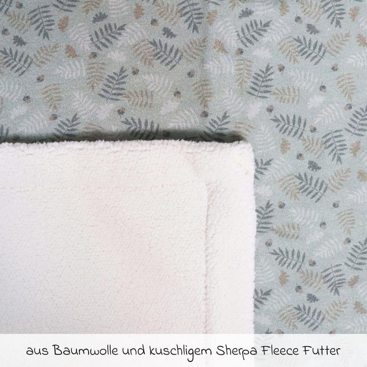 Produktbild Kaiser Baby Kuscheldecken Babydecke Winter Jersey - Forrest Green (75 x 100 cm)