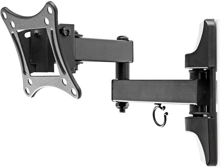 Actual product image Nedis Full-motion TV wall mount - 13-27 " - 15 kg - 60 mm - Tiltable - Rotatable - Steel / Artificial (Wall, 27", 15 kg)