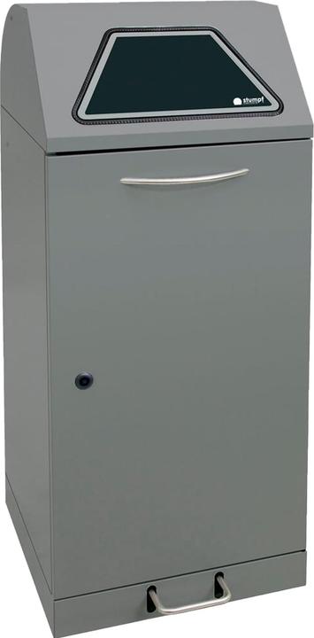 kaiserkraft Sistema di raccolta dei rifiuti riciclabili, sportello di accesso a pedale (120 l)