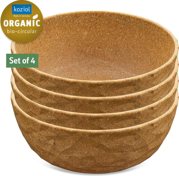 Immagine prodotto Koziol Ciotola Club 700 ml, 4 pezzi, Beige (16.20 cm, 0.70 l, 4 x)