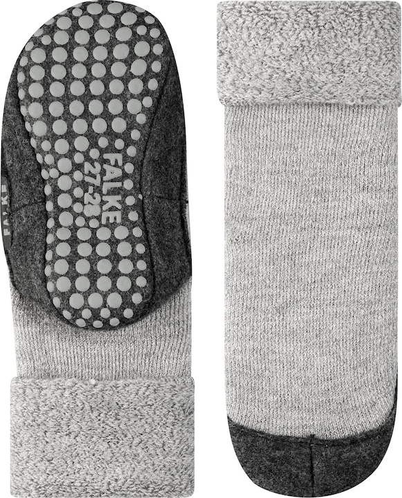 Actual product image Falke Cosyshoe Hut Finches, colour 3400 light grey, size 23-24 (23)