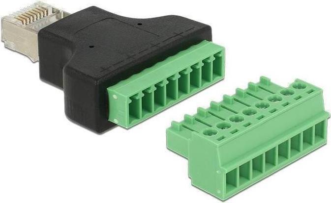 Produktbild Delock RJ45 Stecker Terminalblock 8Pins (Netzwerk Zubehör)