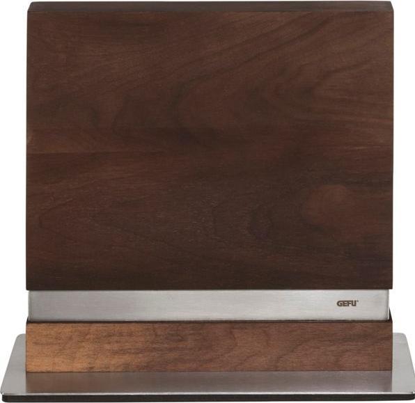 Produktbild GEFU Magnetischer Messerblock ENNO für bis zu 10 Messer Walnussholz
