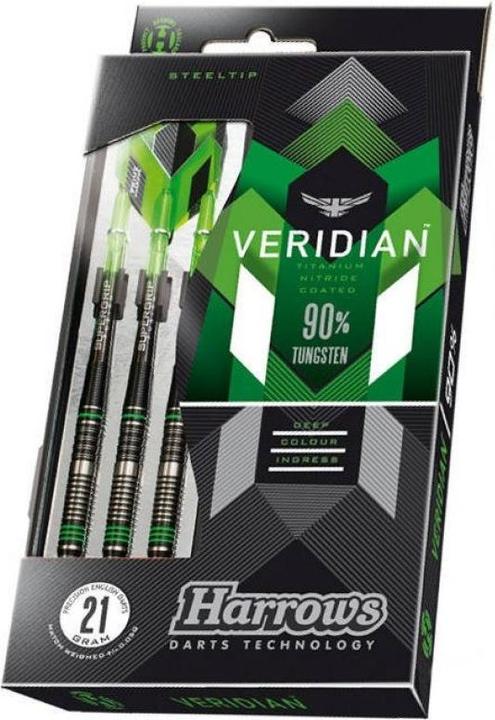 Actual product image Harrows Veridian 90% Steeltip Darts