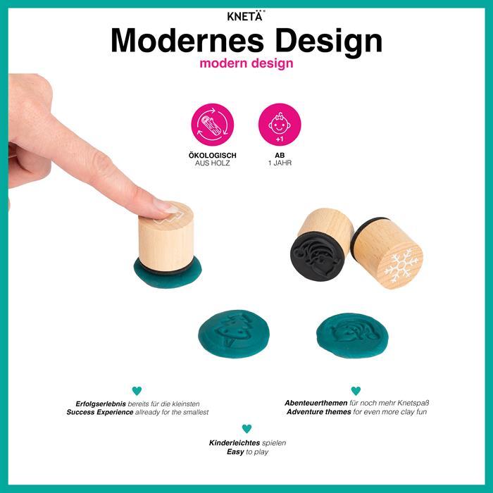 Produktbild Knetä Holzstempel Set - Christmas