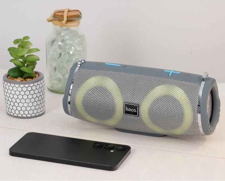 Produktbild Hoco - Wireless Speaker Sports (HC12) - Bluetooth 5.0, Shoulder Strap, 10W - Grey (2 h, Netzbetrieb)