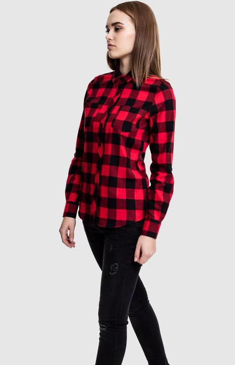 Produktbild Urban Classics Ladies Turnup Checked Flanell Shirt (S)