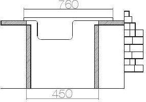 Actual product image Asil Krom Stainless Steel Sink Linen As07+ Syphon (76 cm, 43.50 cm)
