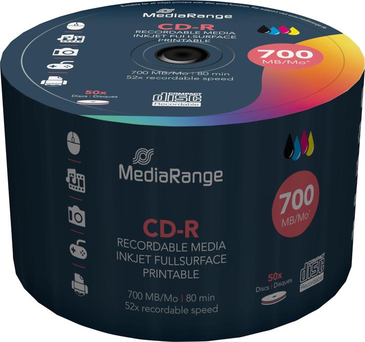 Image du produit MediaRange Cd-R (50x)