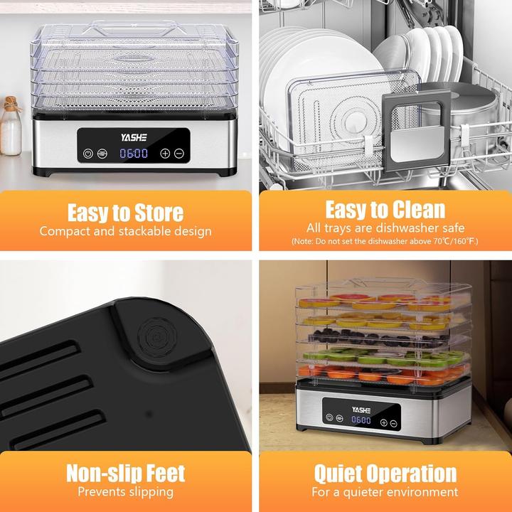 Actual product image Yashe Dörrautomat mit 5 Etagen