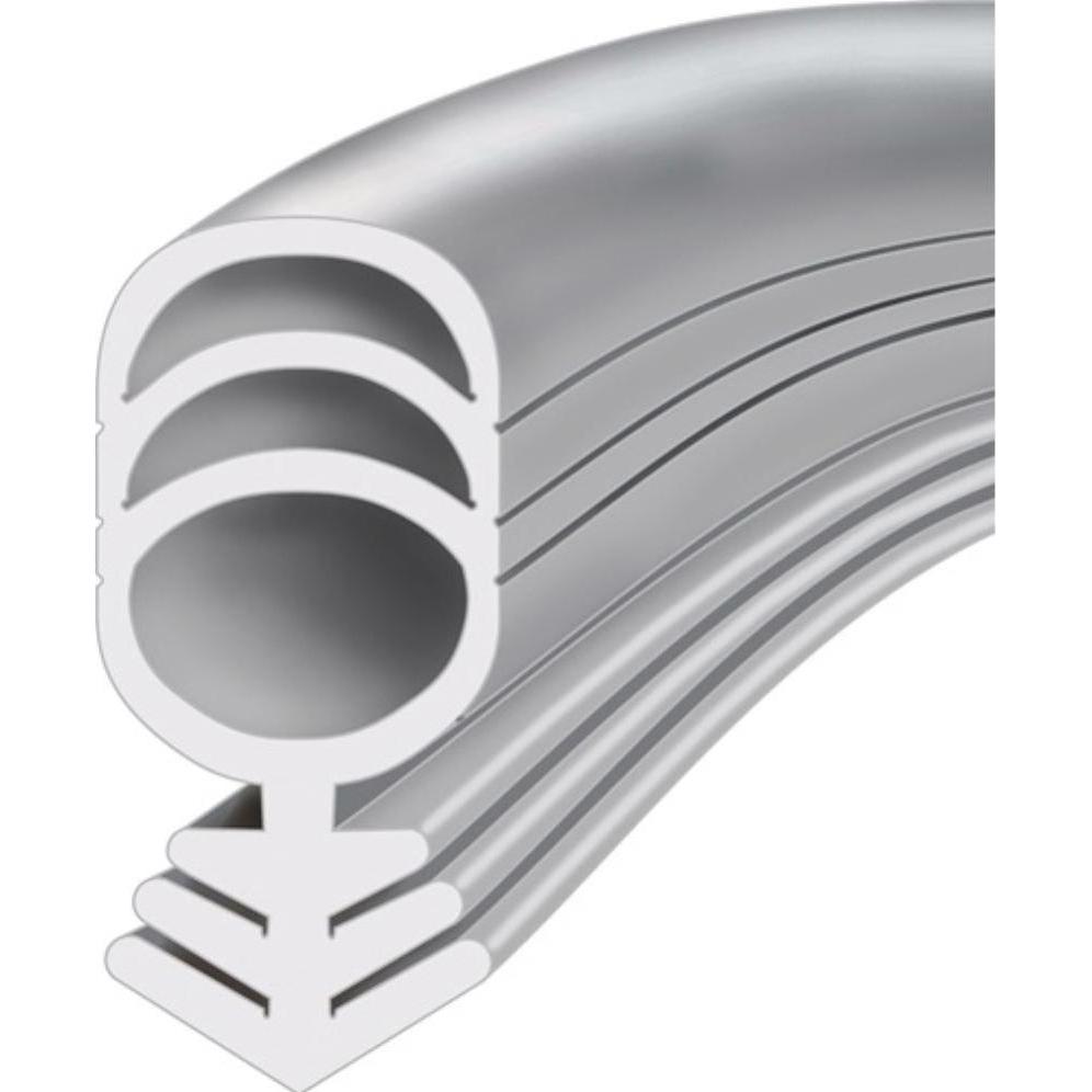 Ellen, Türdichtung, Renov.-dicht.Universeal Plus L.25m B.8mm z.Einziehen TPE blk dunkelbraun