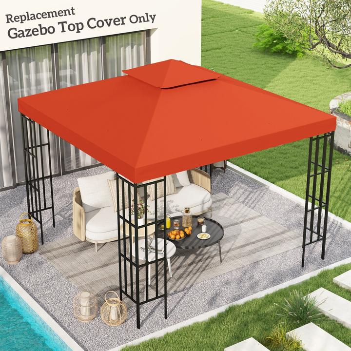 Produktbild Outsunny Ersatzdach für Metall-Pavillon (300 cm, 300 cm)