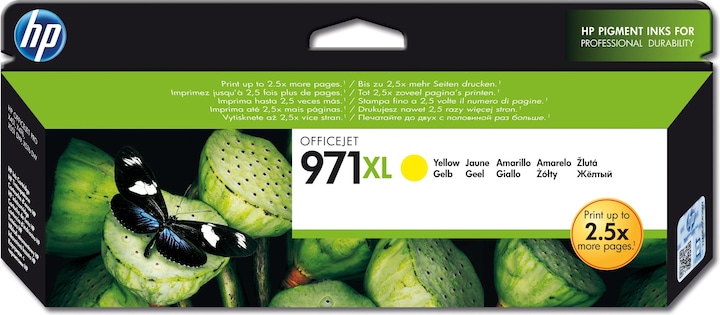 Actual product image HP 971xl (Y)