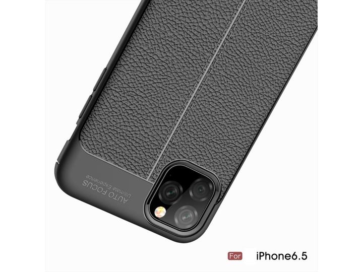 Actual product image Screenguard Apple iPhone 11 Pro Max Case Leather Design TPU Cover (Apple iPhone 11 Pro Max)