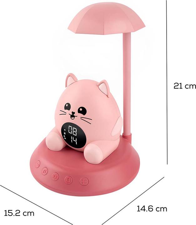 Image du produit Bigben Kids Wecker mit Nachtlicht - Cat (SL)