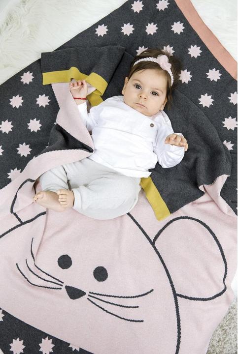 Produktbild Lässig Strickdecke (75 x 100 cm)