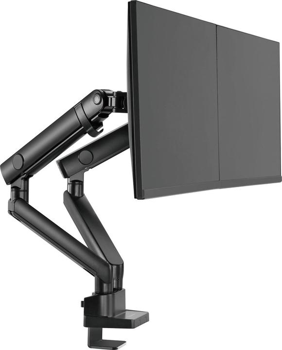 Produktbild Silverstone SST-ARM25 - Dual LCD LED Monitor Arm with mechanical spring design, adjustable, 90° Rota (Tisch, 32", 9 kg)
