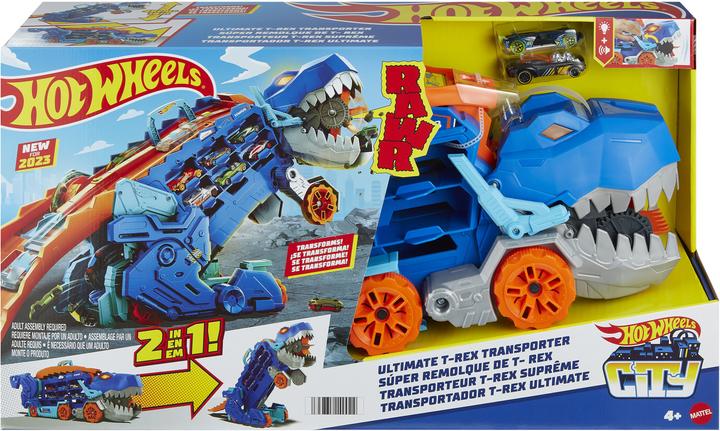 Image du produit Hot Wheels Ultimate T-Rex Transporter