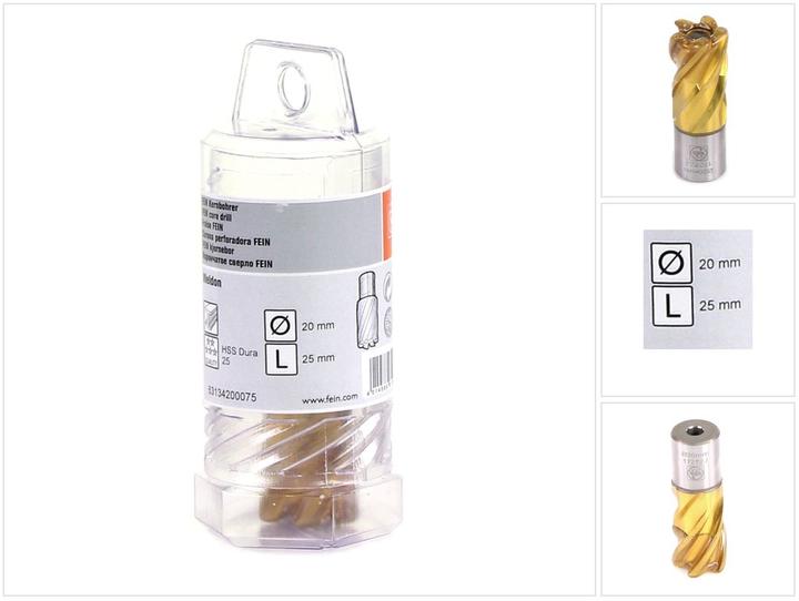 Immagine prodotto Fein Carotatrice 20 mm HSS-Dura 25 6 (20 mm)