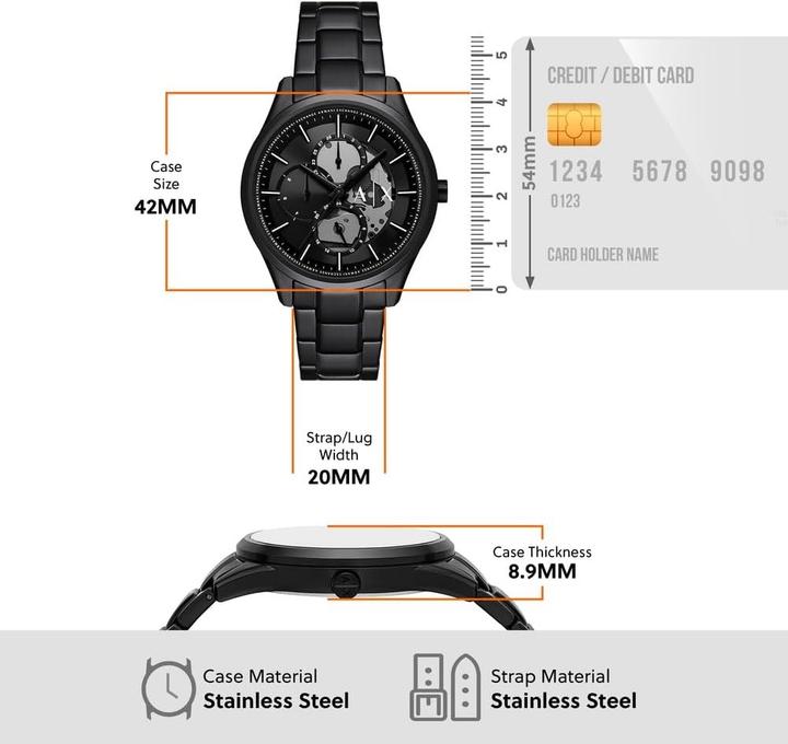 Image du produit Armani Exchange Dante (Montre analogique, 42 mm)