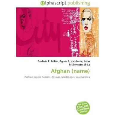 Afghan (name), Fachbücher