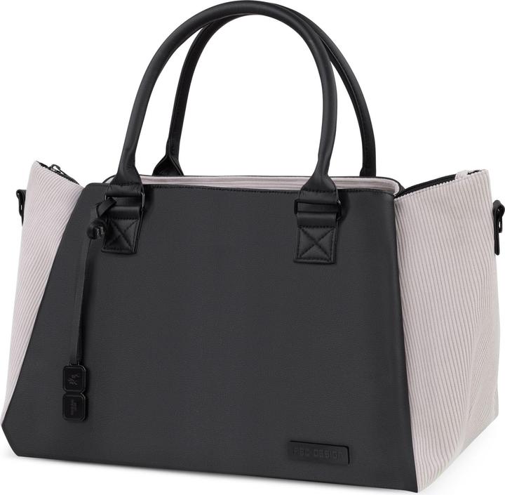 Borsa Per Pannolini Kikkaboo Brielle - Impermeabile, Con Clip Per Passeggino, Tracolla Regolabile, Colore Nero - Foto 8