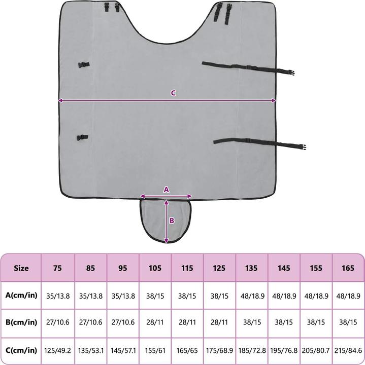 Actual product image vidaXL Polyester-Decke (125 cm)