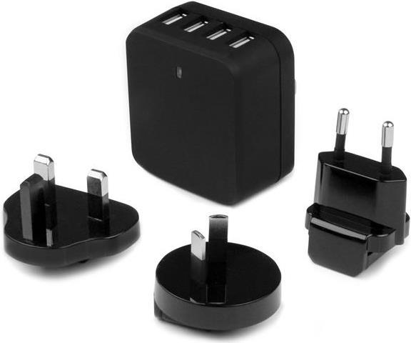 Actual product image StarTech 4X USB WALL CHARGER 34W / 6.8A (34 W, 4 ports)