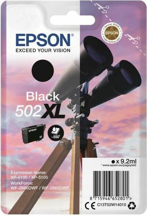 Produktbild Epson Ink/502XL Binocular BK SEC (BK)