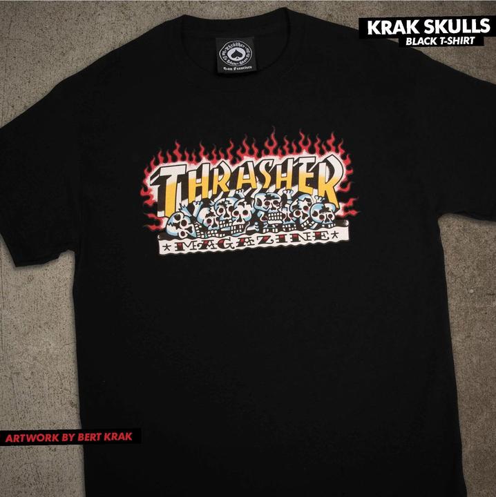 Immagine prodotto Thrasher Krak Skulls T-Shirt (S)