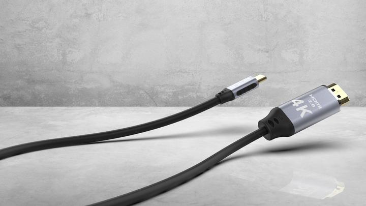 Actual product image Inca USB cable ITCH-02TX Type C > HDMI, 1.4, 4K30Hz, 2m retail (2 m)