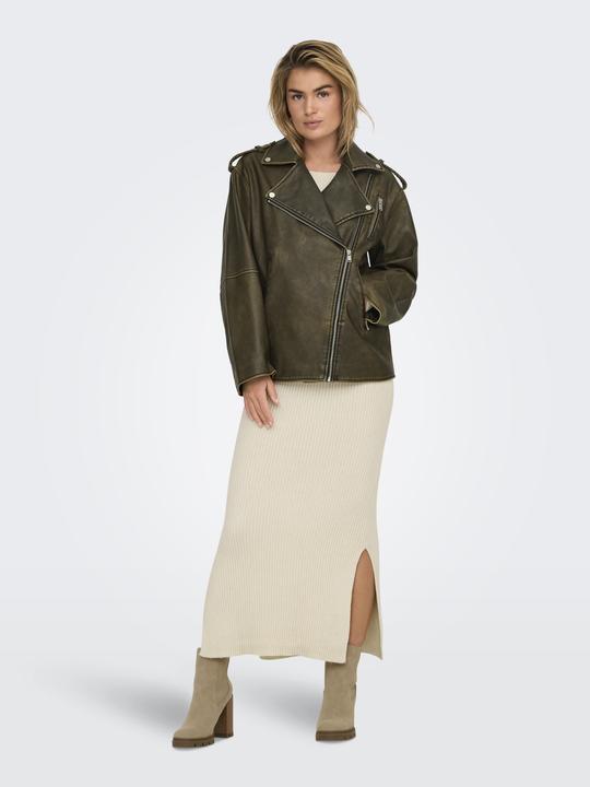 Produktbild Only Bandkragen Bikerjacke Kunstlederjacke (S)