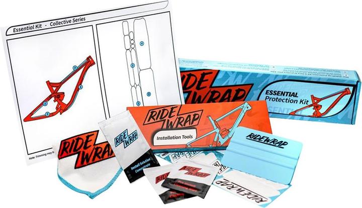 Image du produit Ride Wrap RideWrap Essential MTB Matte Frame Protection Kit (Taille unique, Modèle unique)