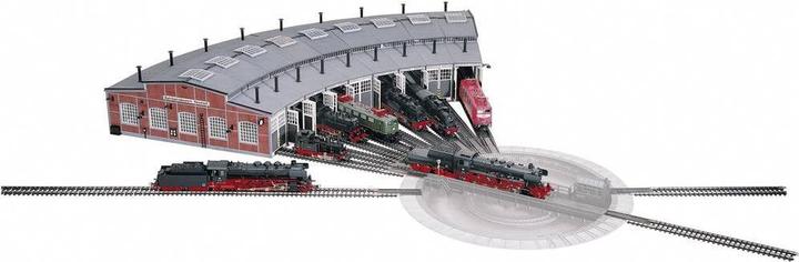 Image du produit Fleischmann 6476 H0 Kit de construction d'une remise à locomotives annulaire